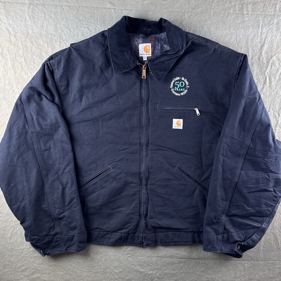 Carhartt Other - Carhartt J001 BLK Detroit Jacket USA Made Blanket Lined Workwear 4XL